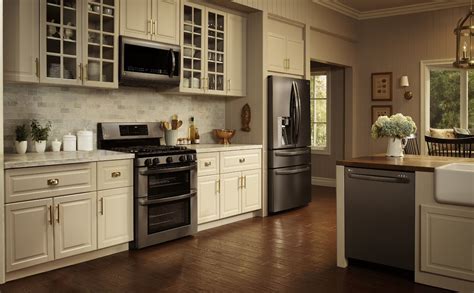 best cabinet color for stainless steel appliances|stainless steel cookware colors.